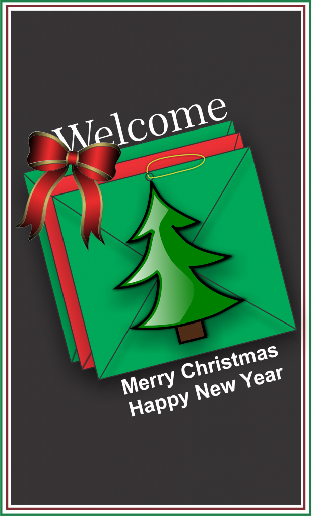 FREE CHURCH BULLETIN COVER: Christmas and New Years - Nikole Hahn